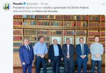 Ibaneis se reúne com Bolsonaro e anuncia reajuste imediato de 8% para PM, Bombeiros e Polícia Civil do DF