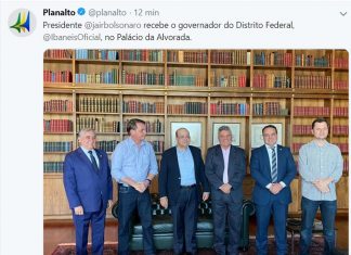 Ibaneis se reúne com Bolsonaro e anuncia reajuste imediato de 8% para PM, Bombeiros e Polícia Civil do DF