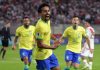 Marquinhos assegura a vitória com um gol nos últimos minutos e o Brasil triunfa sobre o Peru nas Eliminatórias para a Copa.
